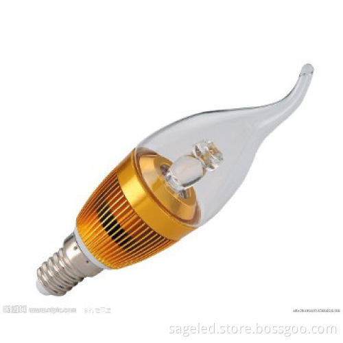 4W led candle bulbs candle lights